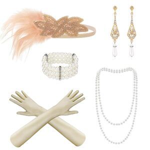 9289 Flapper Accessoriess,1920s Great Gatsby Accessoriess Set
